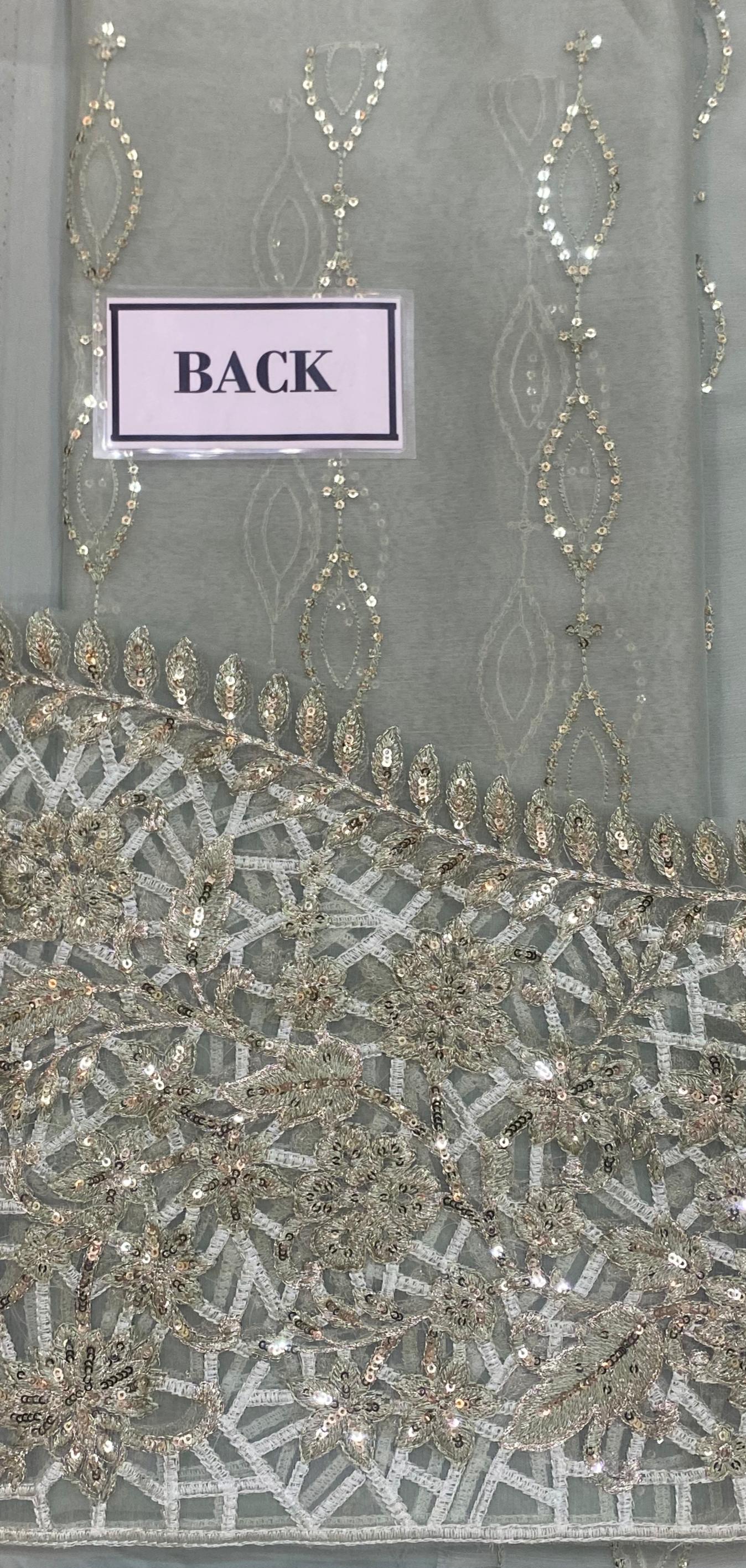 Maria.B Luxury Chiffon Emboridered | 3 Piece Unstitched D-2185