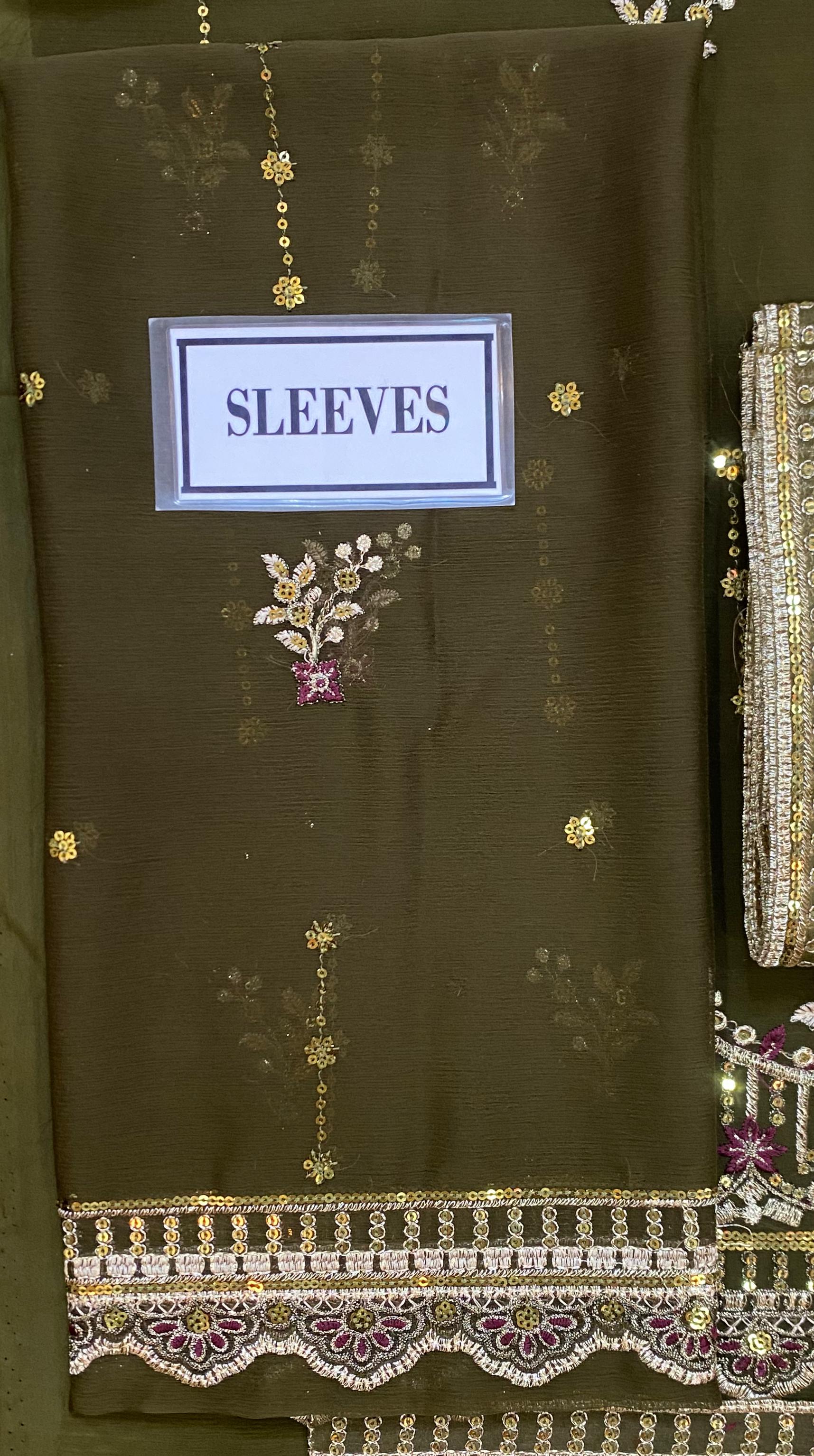 Asim Jofa Luxury Chiffon Emboridered | 3 Piece Unstitched D-2377