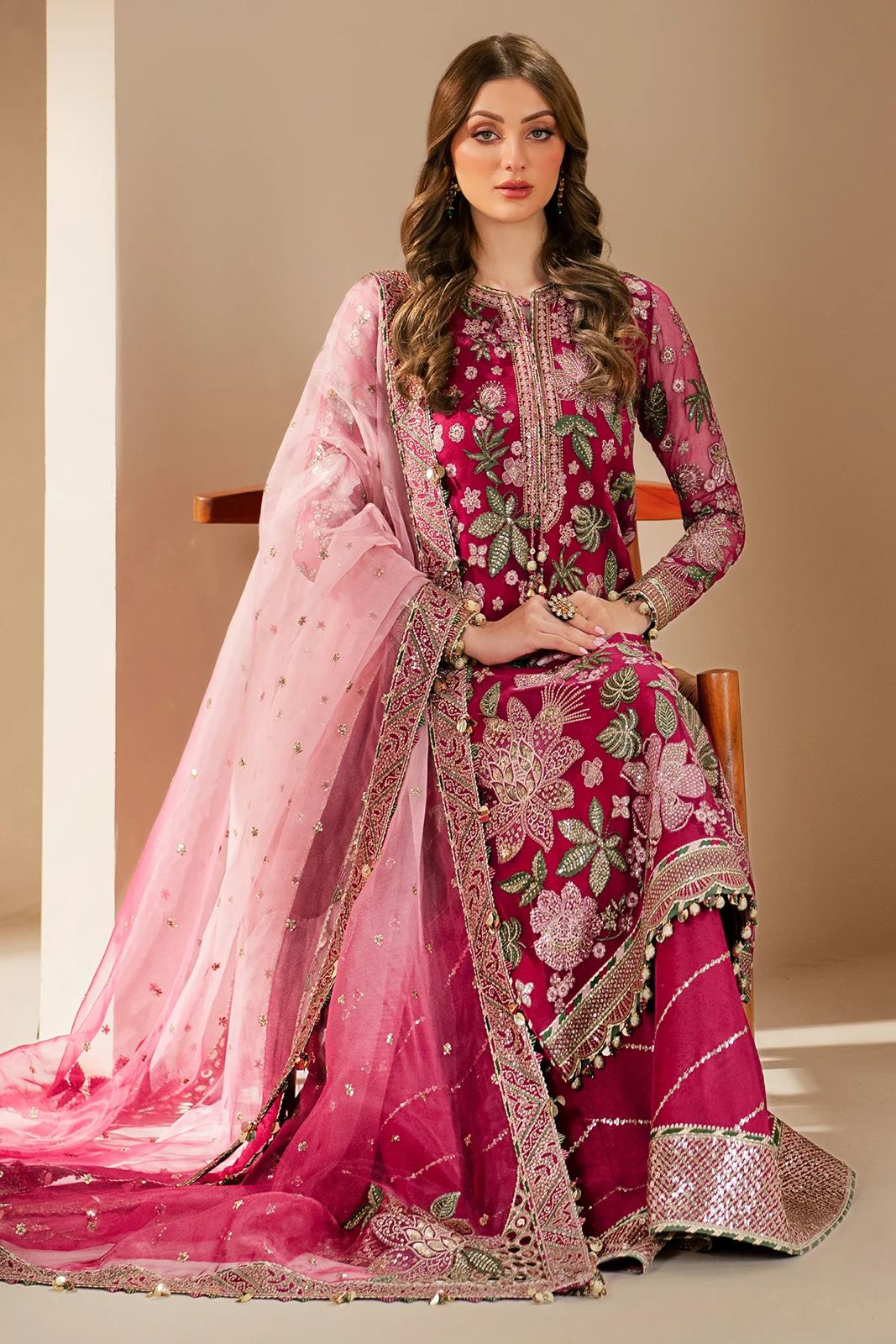 Maria.B Embroidered Chiffon | 3 Piece Unstitched D-2420