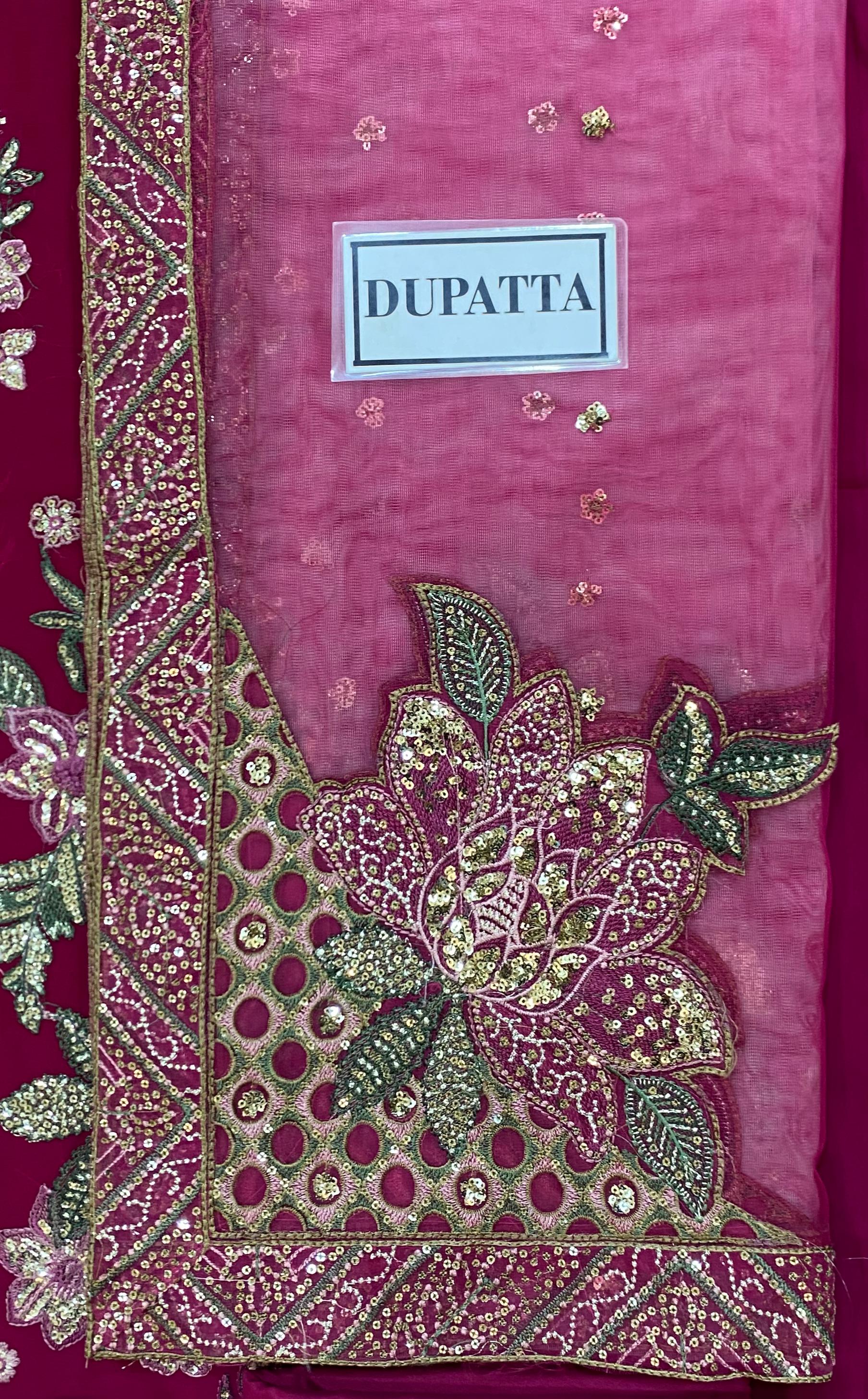 Maria.B Embroidered Chiffon | 3 Piece Unstitched D-2420
