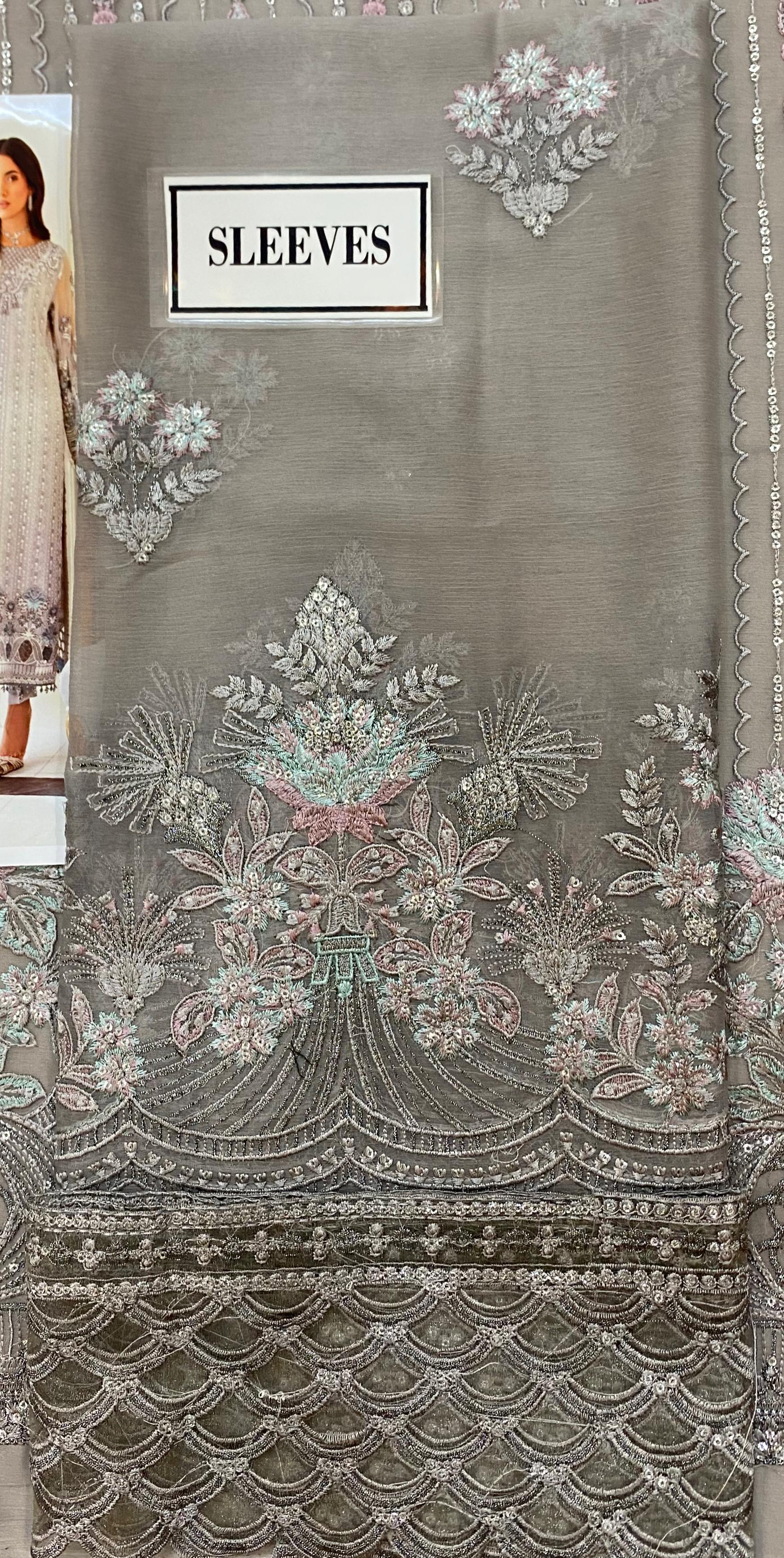 Zainab Chottani Luxury Chiffon Embroidered | 3 Piece Unstitched 2159
