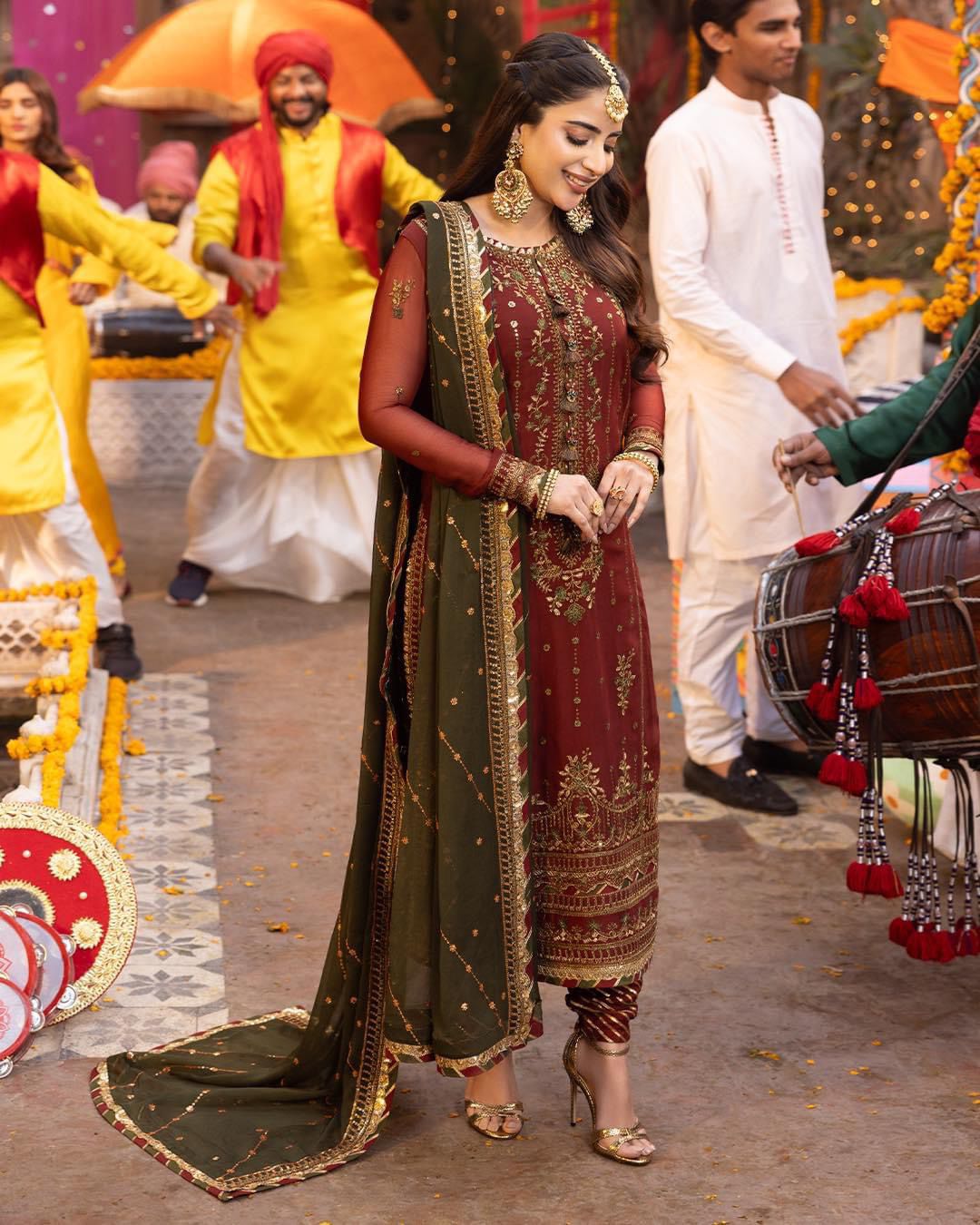 Asim Jofa Luxury Chiffon Emboridered | 3 Piece Unstitched D-2325