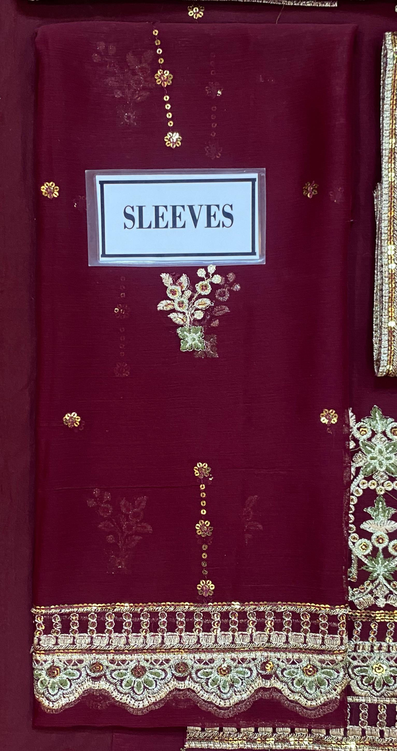 Mahi Luxury Chiffon Emboridered | 3 Piece Unstitched