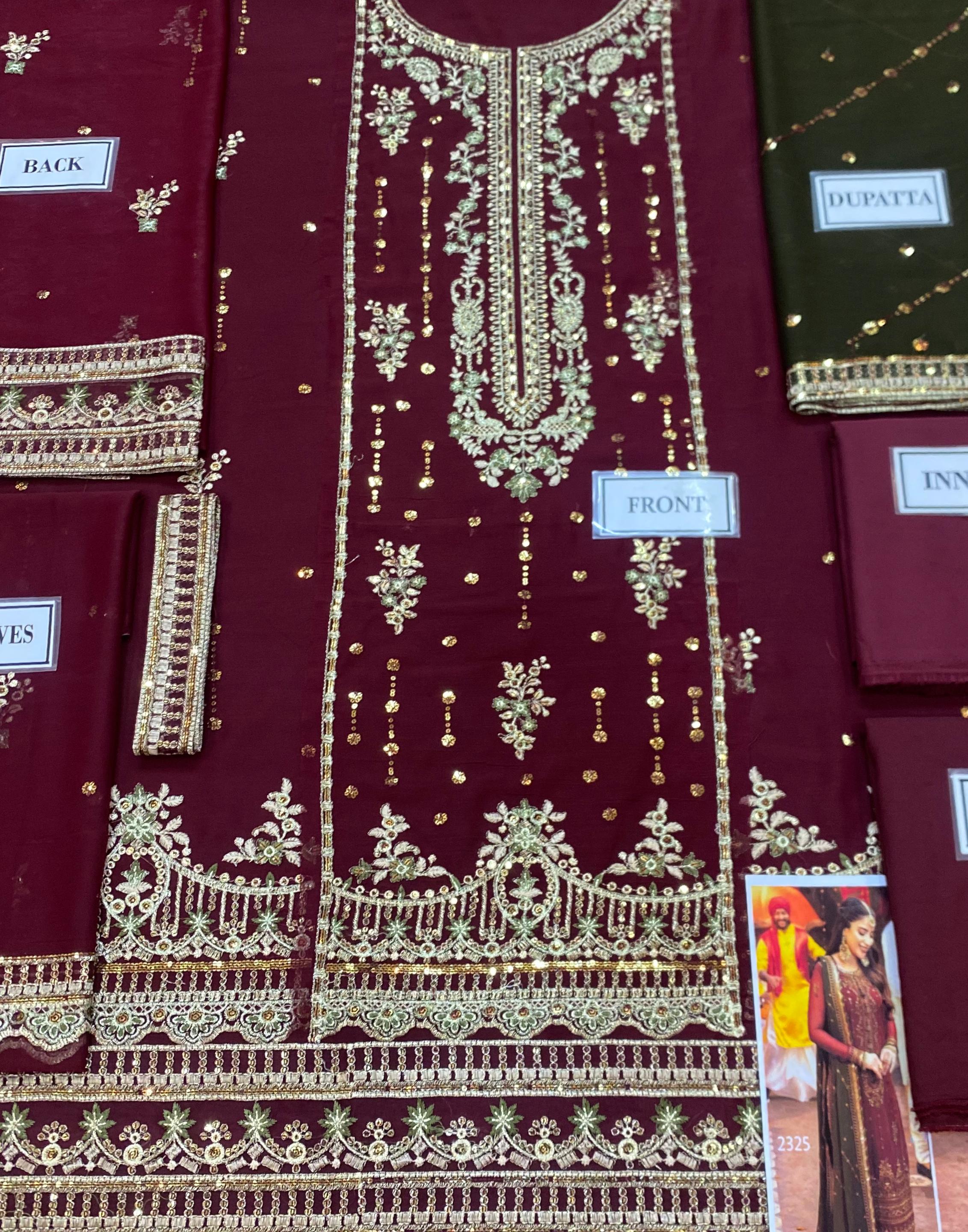 Mahi Luxury Chiffon Emboridered | 3 Piece Unstitched