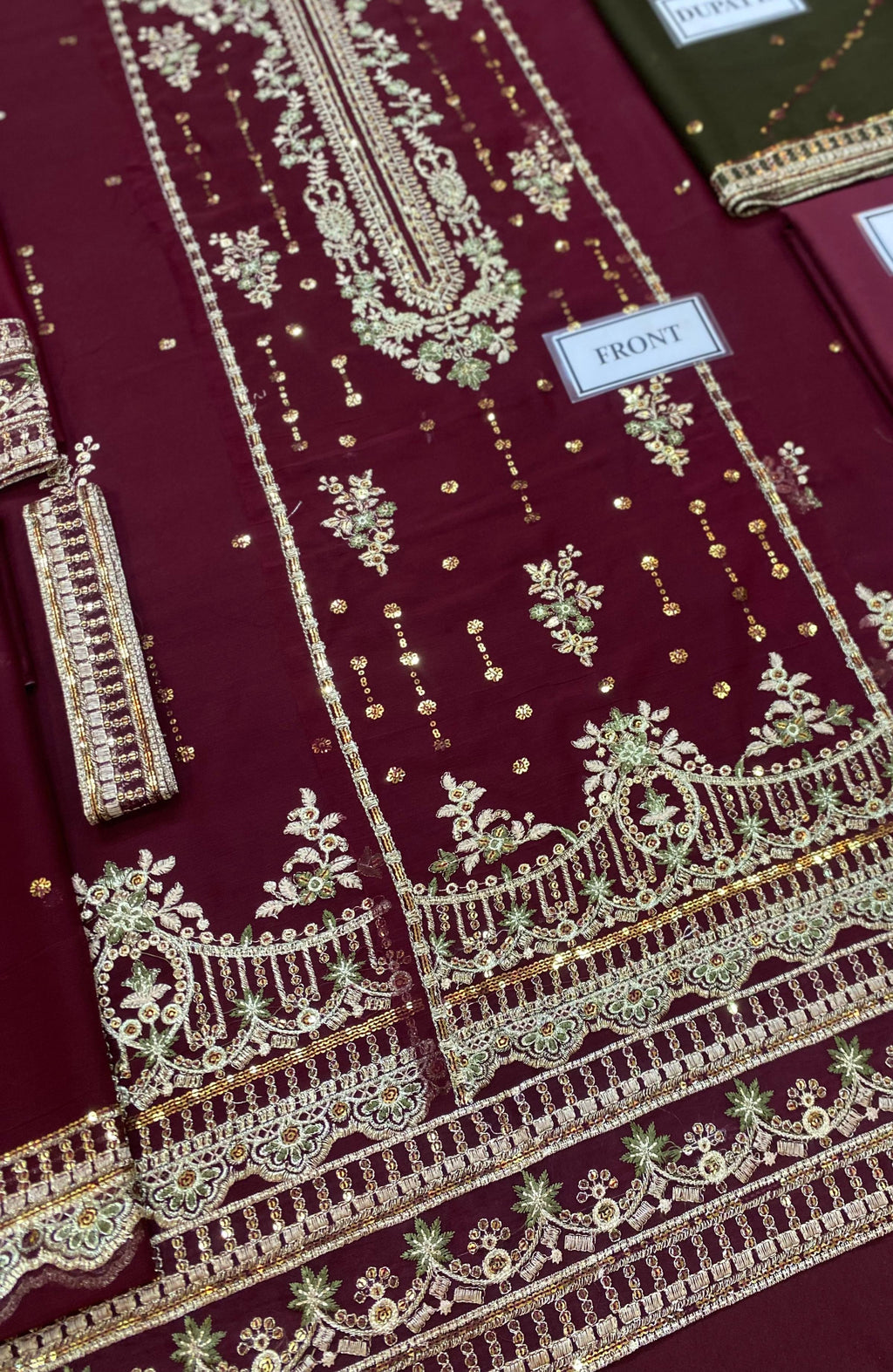 Mahi Luxury Chiffon Emboridered | 3 Piece Unstitched