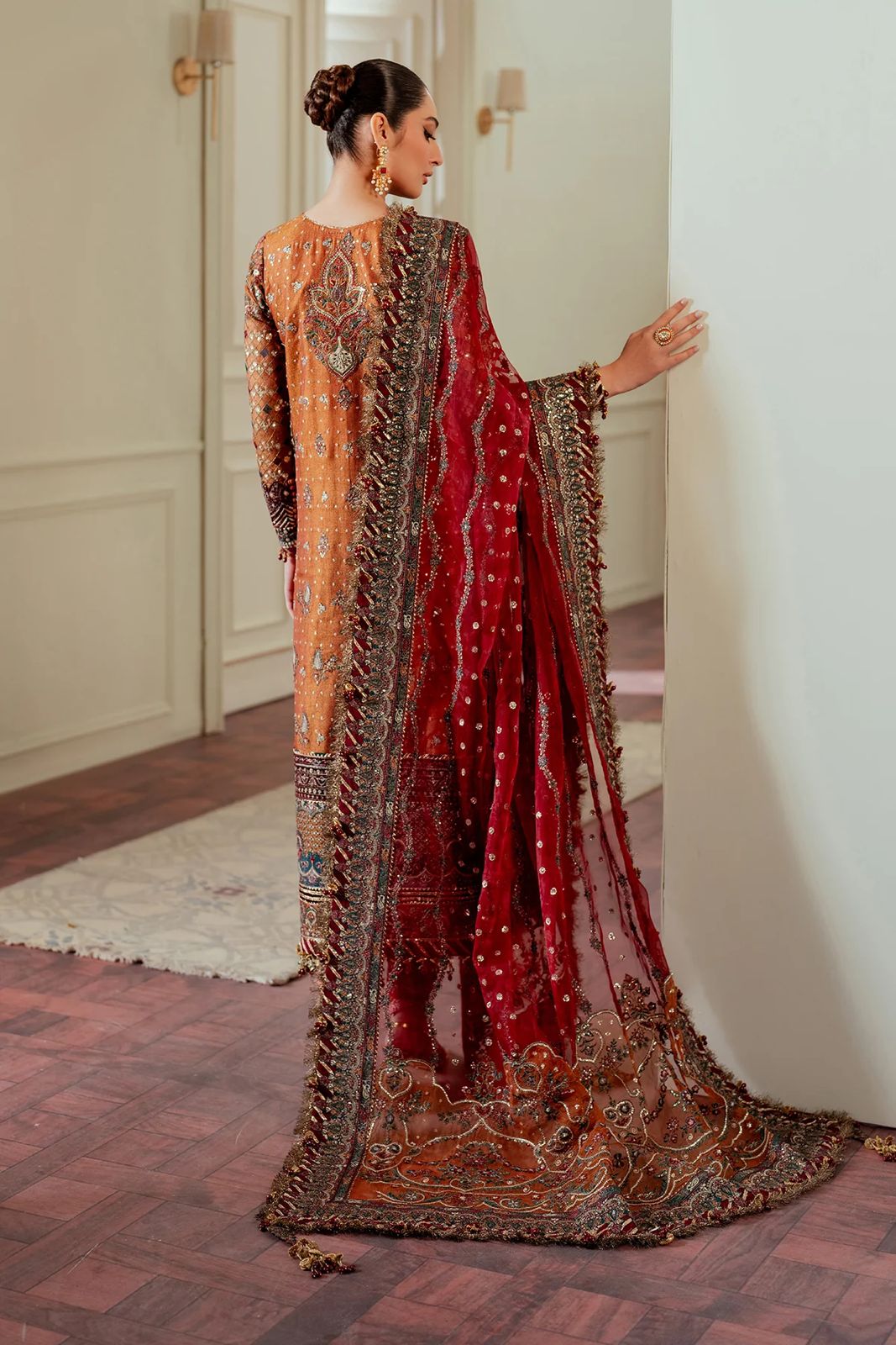 Baroque Luxury Chiffon Embroidered | 3 Piece Unstitched D-2379
