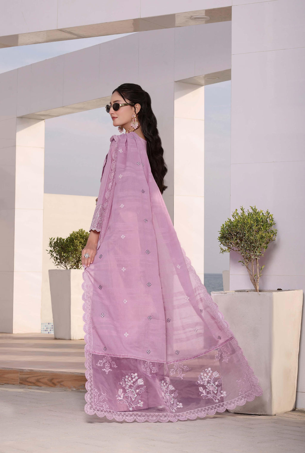 Sundal Luxury Embroidered Lawn Suit | 3 Piece Unstitched SND-2210B