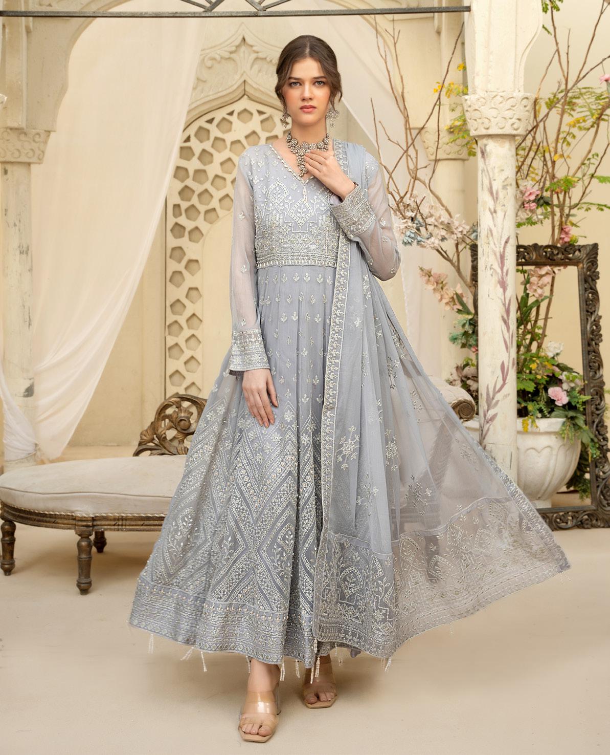 Emaan Adeel Luxury Chiffon Embroidered | Unstitched D-2441