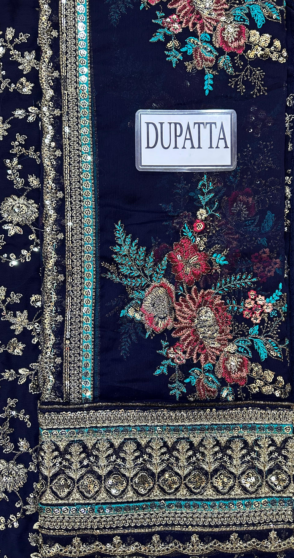 Charizma Luxury Chiffon Embroidered | Unstitched Exclusive D-2530
