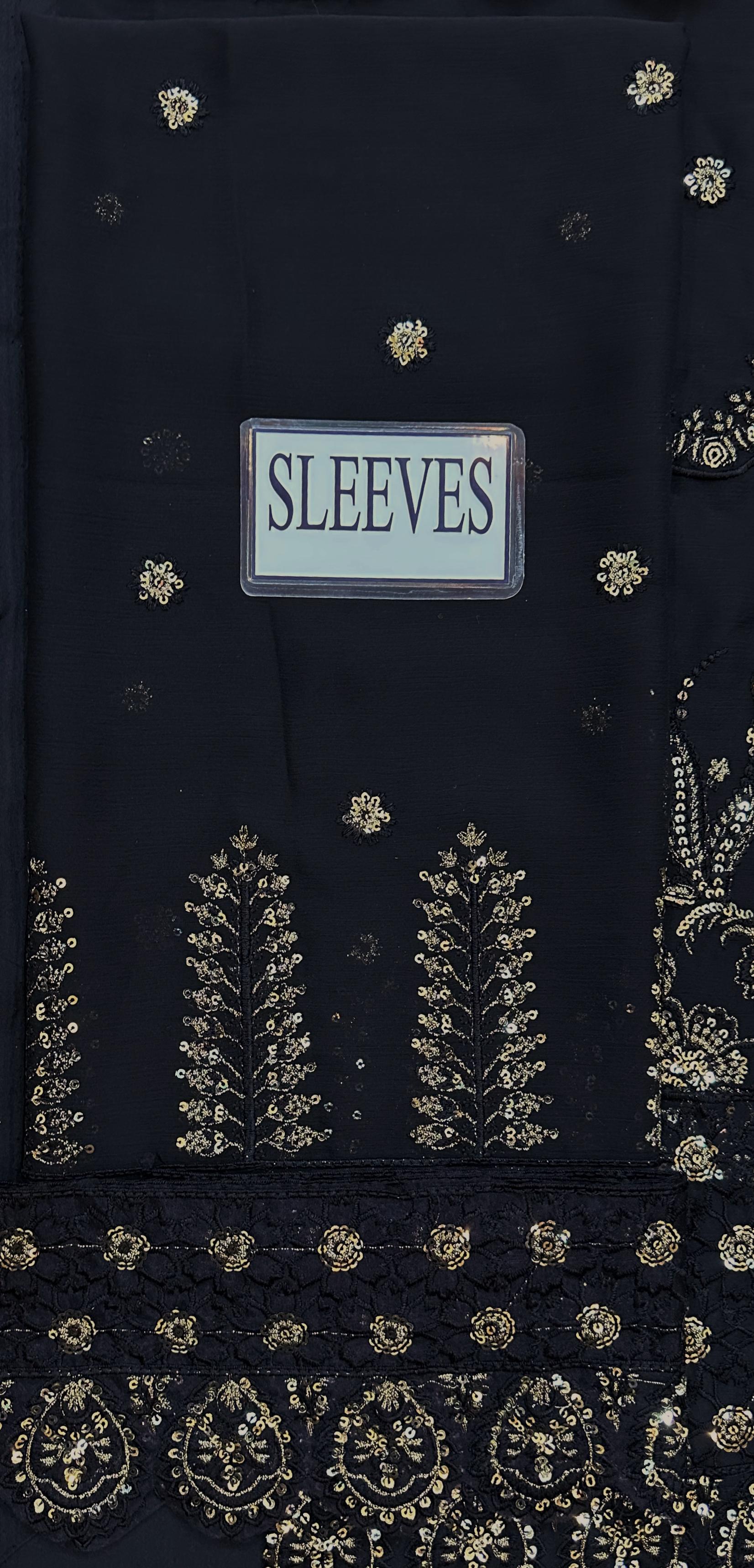 Maryams Premium Chiffon Embroidered | 3 Piece Unstitched D-2526