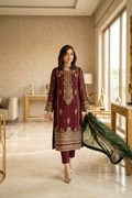 Mahi Luxury Chiffon Emboridered | 3 Piece Unstitched