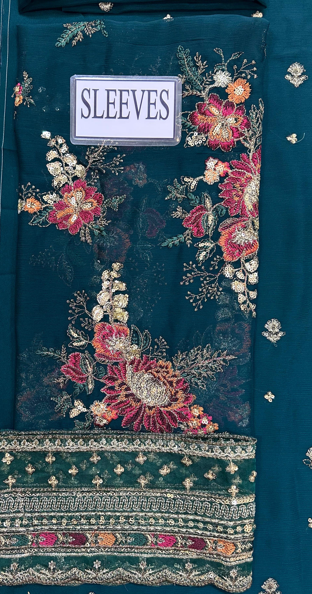 Charizma Premium Chiffon Embroidered | 3 Piece Unstitched D-2533