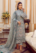 Adan libas premium Chiffon Embroidered | Unstitched D-2001