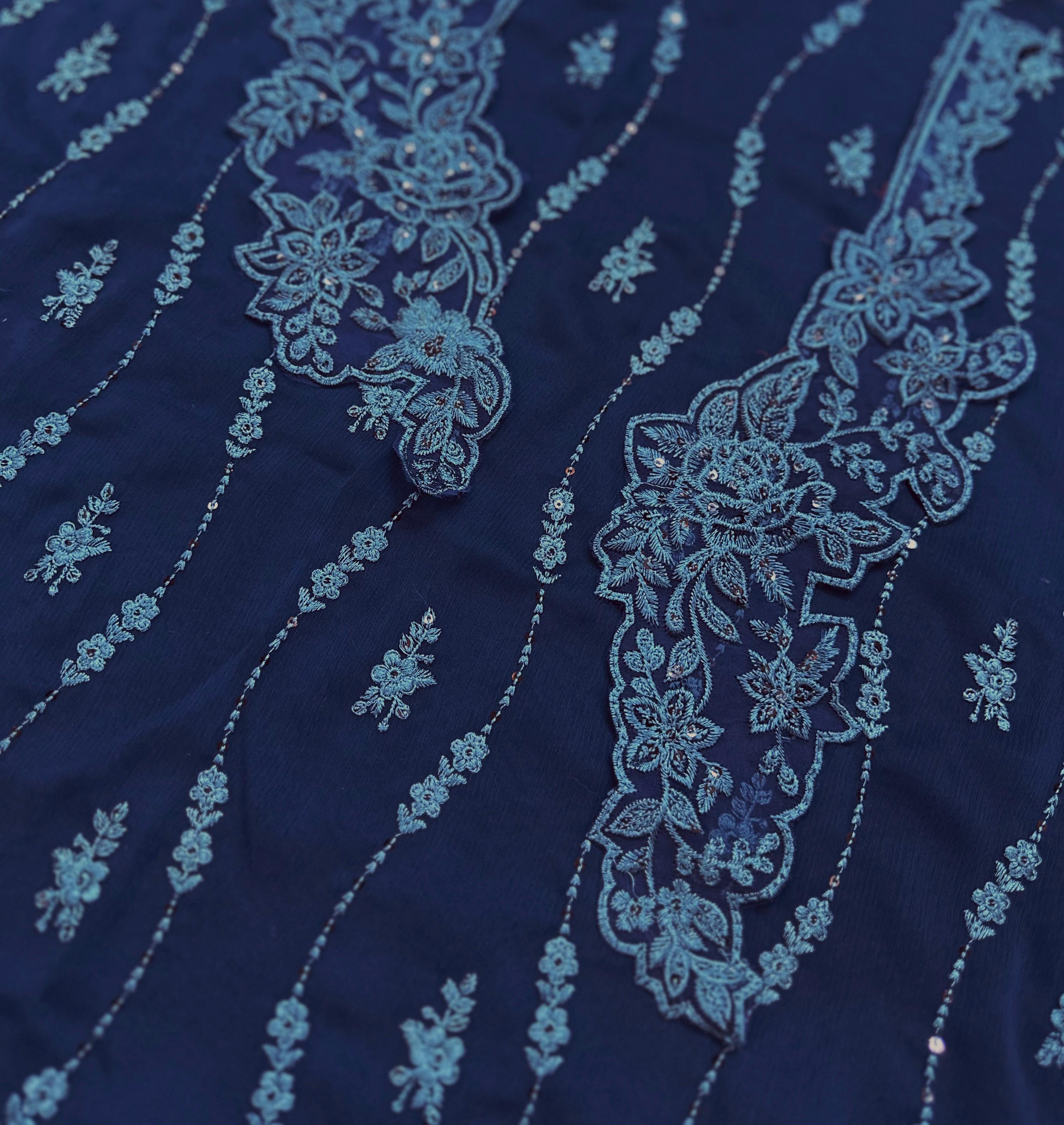 Maria.B Luxury Chiffon Emboridered | 3 Piece Unstitched D-2507