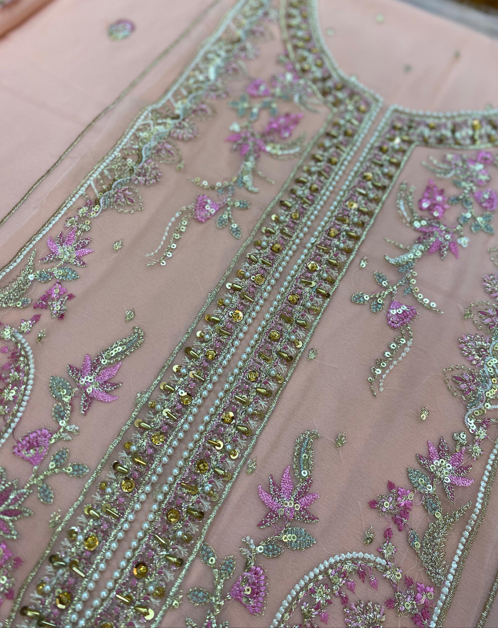 Gulaal wedding Luxury chiffon Embroidered | Unstitched  D-2342