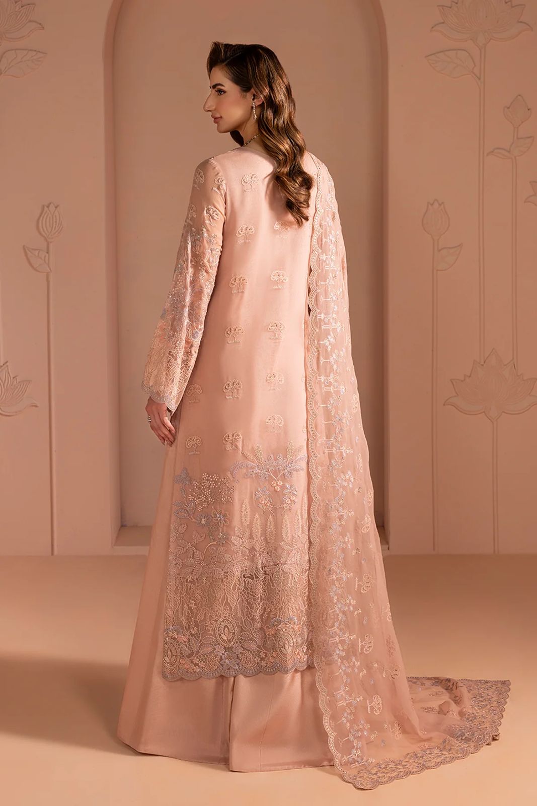 Zainab Chottani Luxury Chiffon Emboridered | 3 Piece Unstitched D-2534