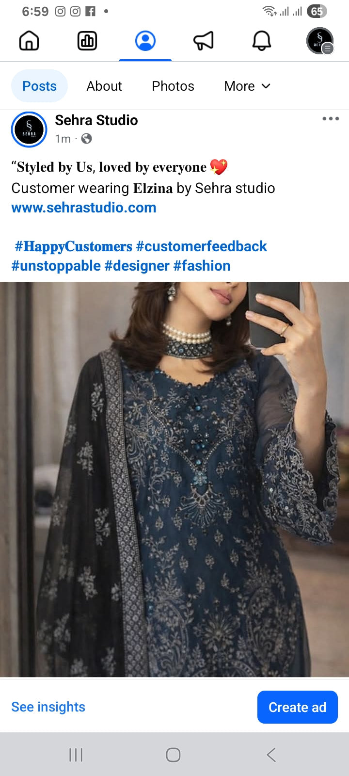 Elzina Luxury Chiffon Embroidered | Unstitched (Zync & Black) Exclusive (Restocked)