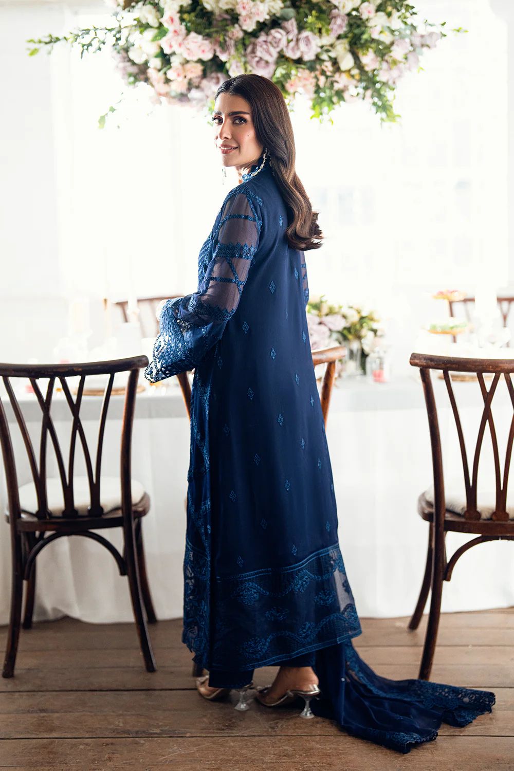 Maria.b Luxury Chiffon Embroidered | 3 Piece Unstitched D-2329