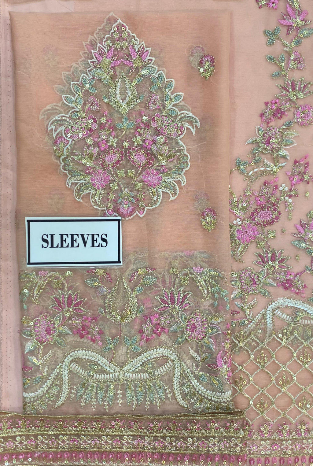 Gulaal wedding Luxury chiffon Embroidered | Unstitched  D-2342