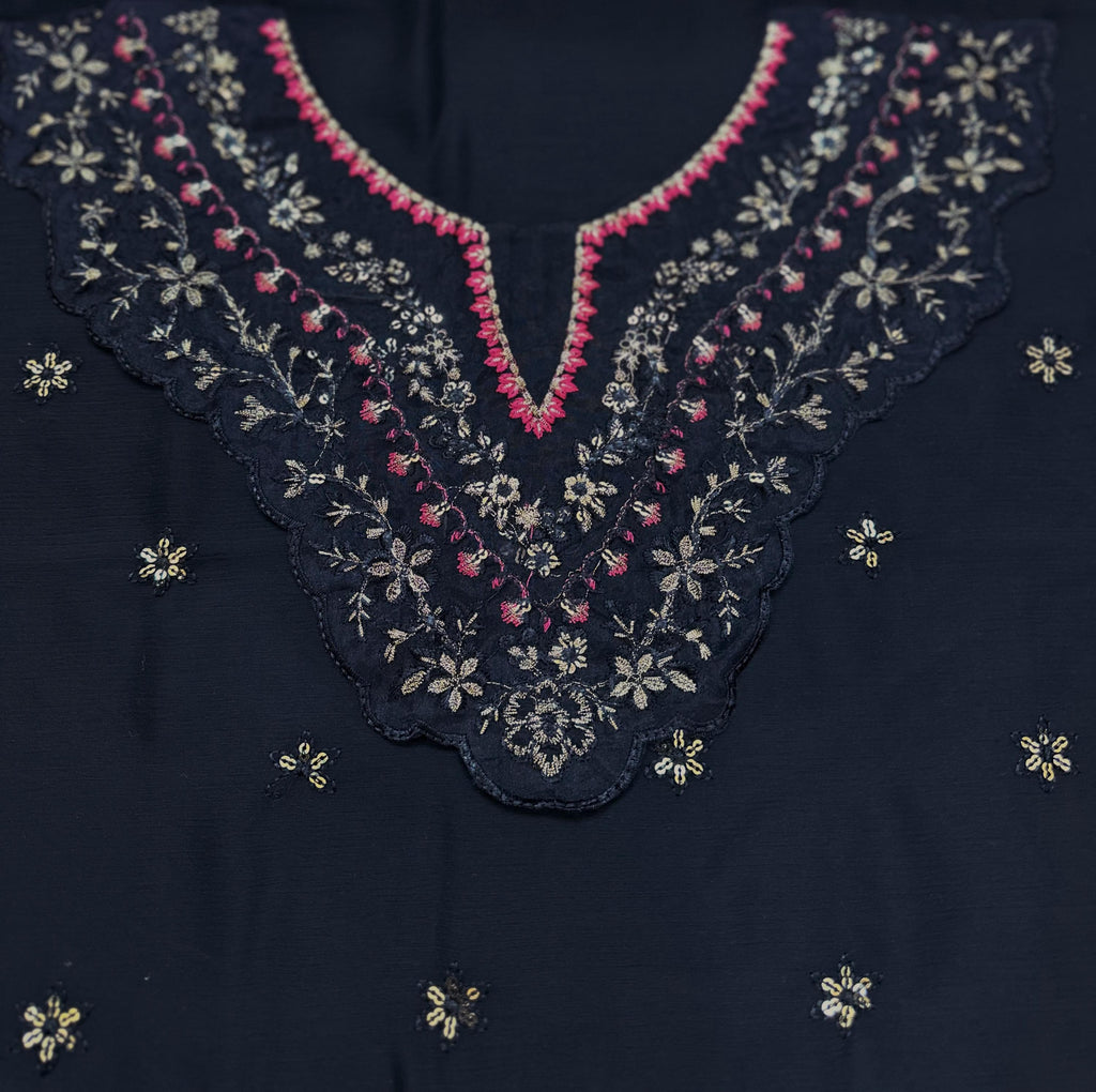 Maryams Premium Chiffon Embroidered | 3 Piece Unstitched D-2525