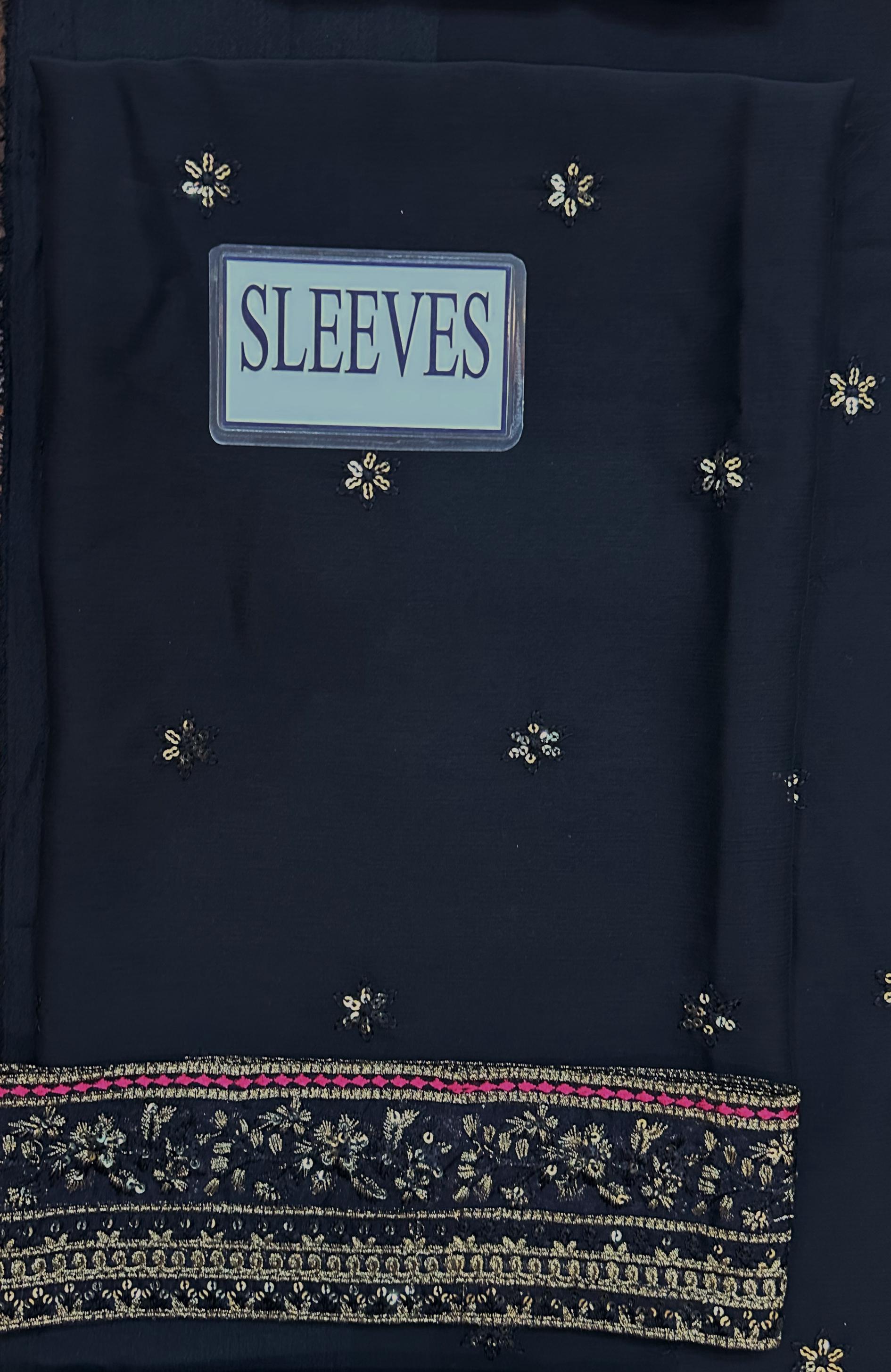Maryams Premium Chiffon Embroidered | 3 Piece Unstitched D-2525