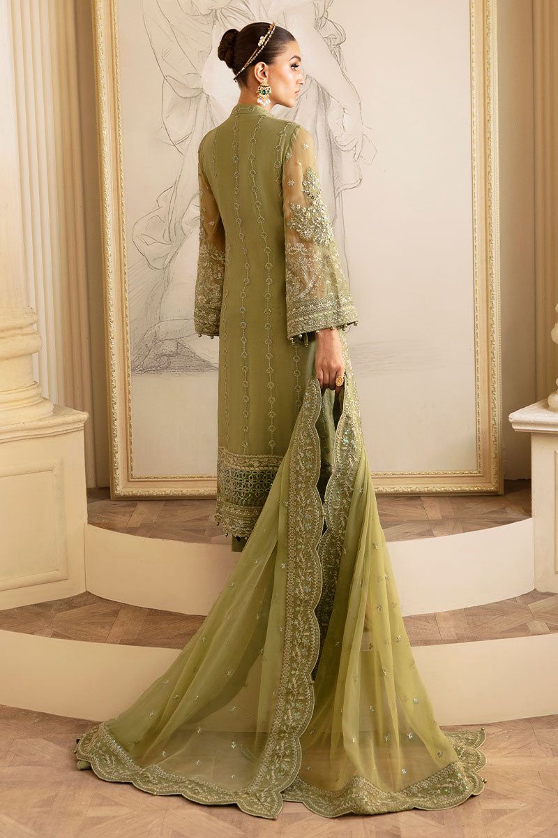 Gulaal chiffon Embroidered | 3 Piece Unstitched D-2341