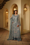 Mariyams Premium Chiffon Embroidered | 3 Piece Unstitched D-2529