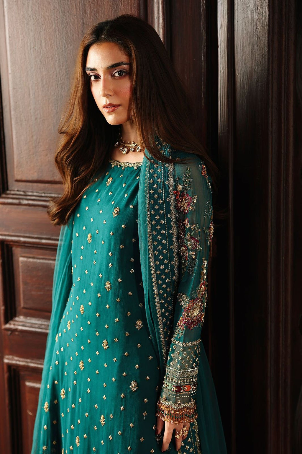 Charizma Premium Chiffon Embroidered | 3 Piece Unstitched D-2533