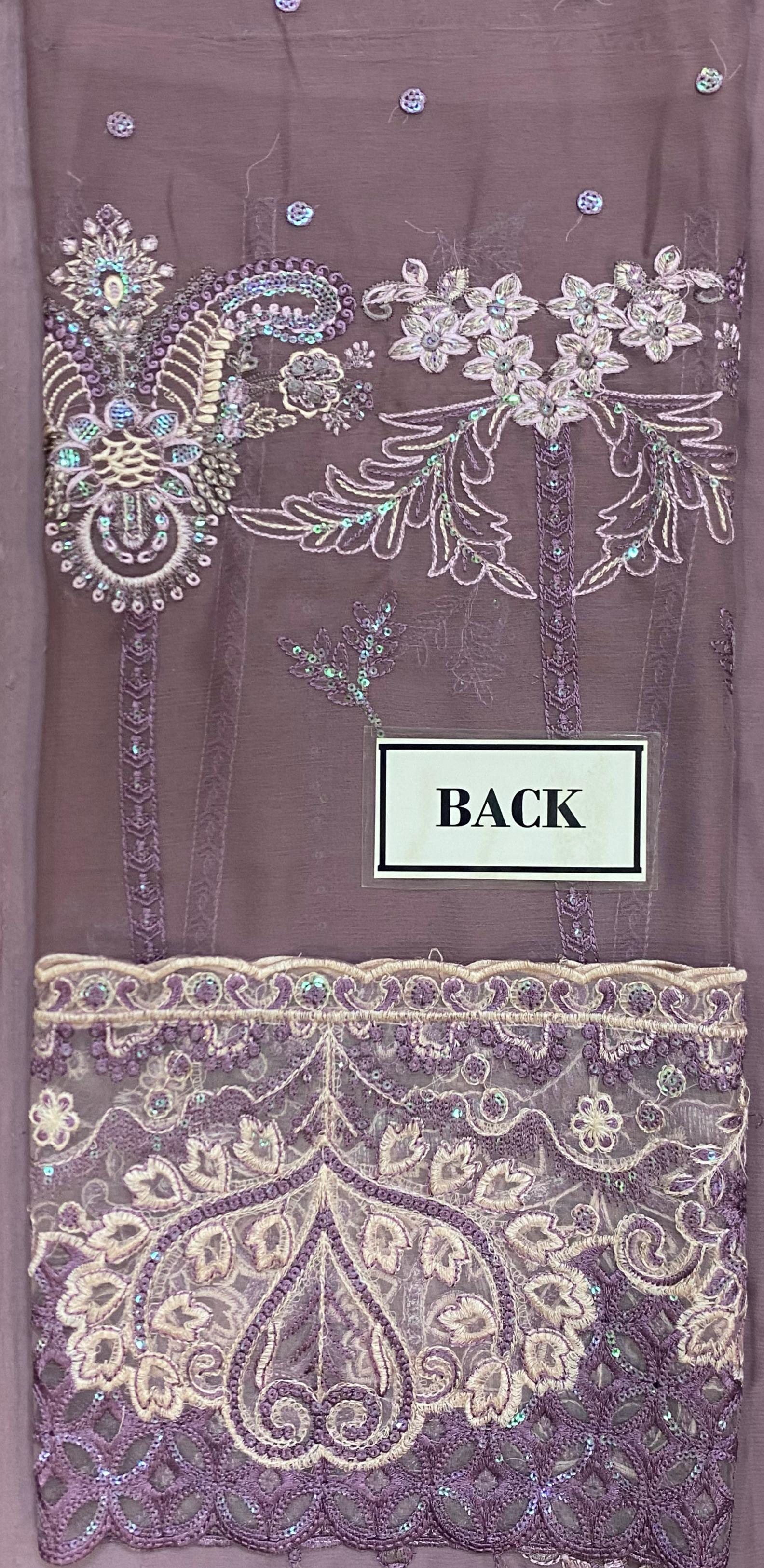 Zainab Chottani Luxury Chiffon Embroidered | 3 Piece Unstitched D-2398
