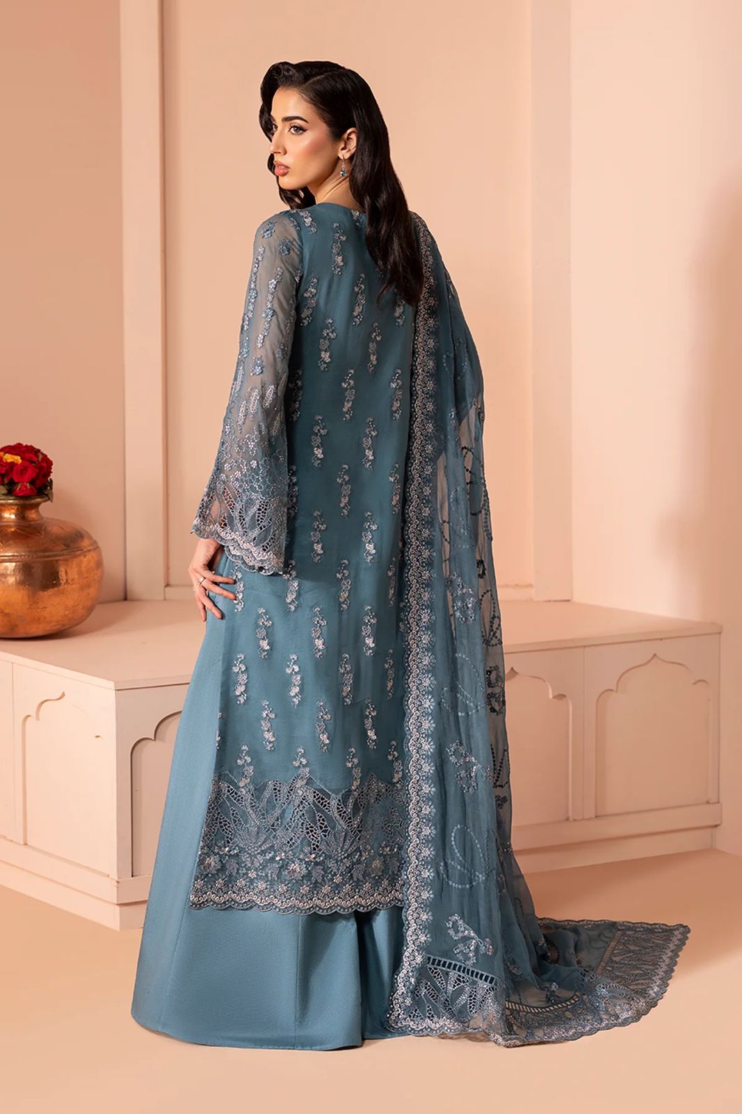 Emaan Adeel Luxury Chiffon Embroidered | Unstitched Exclusive D-2515