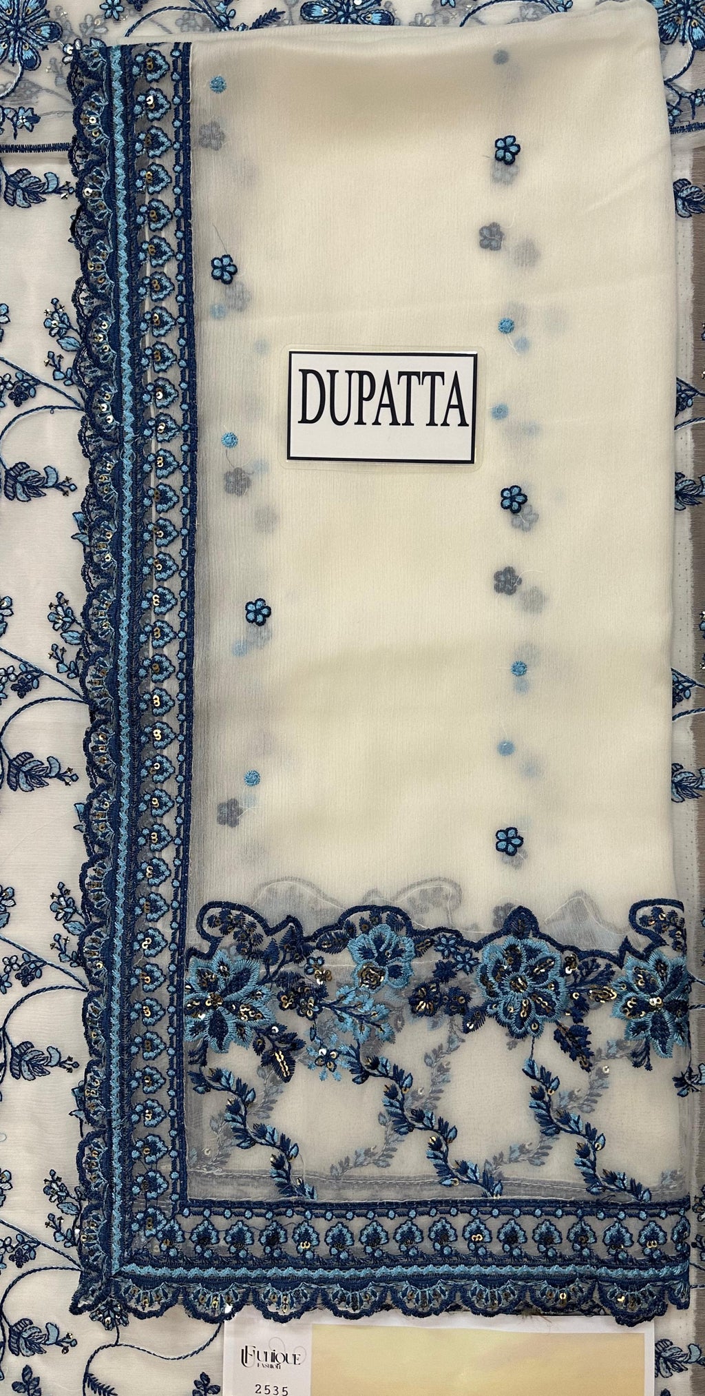 Alvenas luxury Embroidered Chiffon | 3 Piece Unstitched D-2535