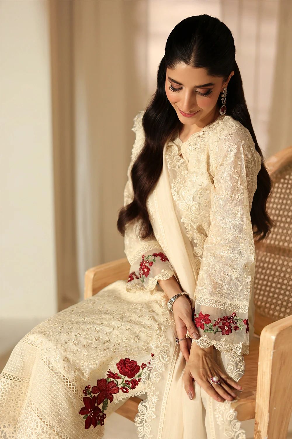 Zainab Chottani Signature Luxury Chiffon Embroidered - Unstitched D-2509