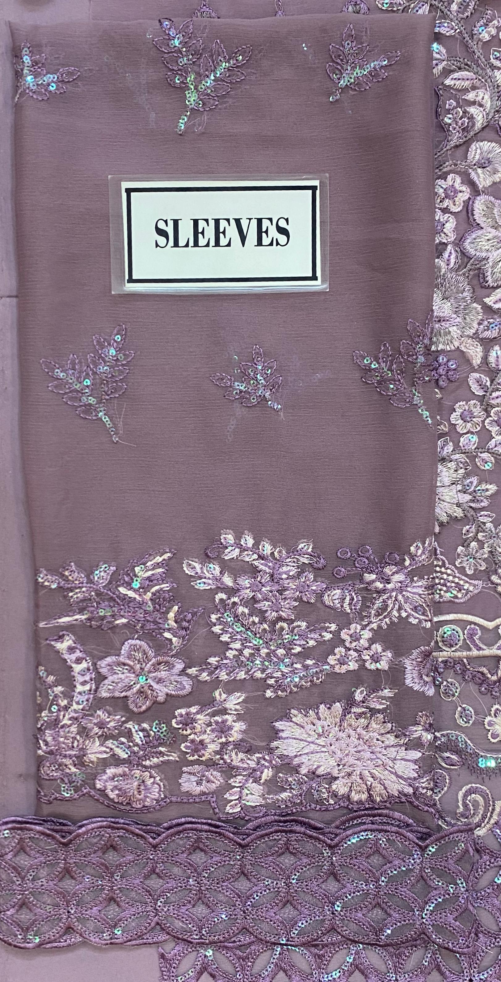 Zainab Chottani Luxury Chiffon Embroidered | 3 Piece Unstitched D-2398
