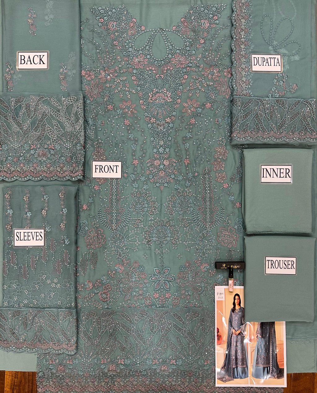 Emaan Adeel Luxury Chiffon Embroidered | Unstitched Exclusive D-2515